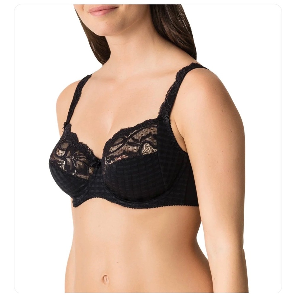 PrimaDonna Madison Black Full Cup Underwire Bra 0162120 Women's 38D